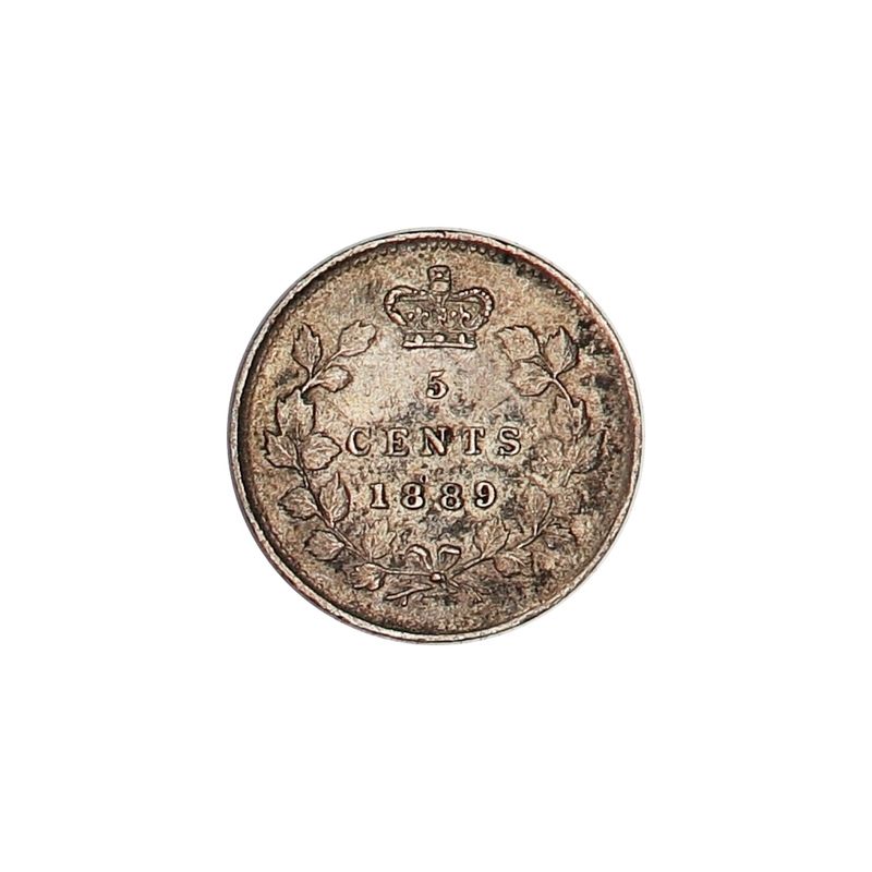 Canada 5 cents 1889
