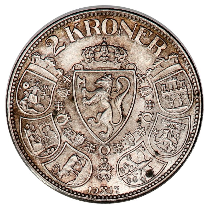 2 kroner 1917, kv. 0/01-01