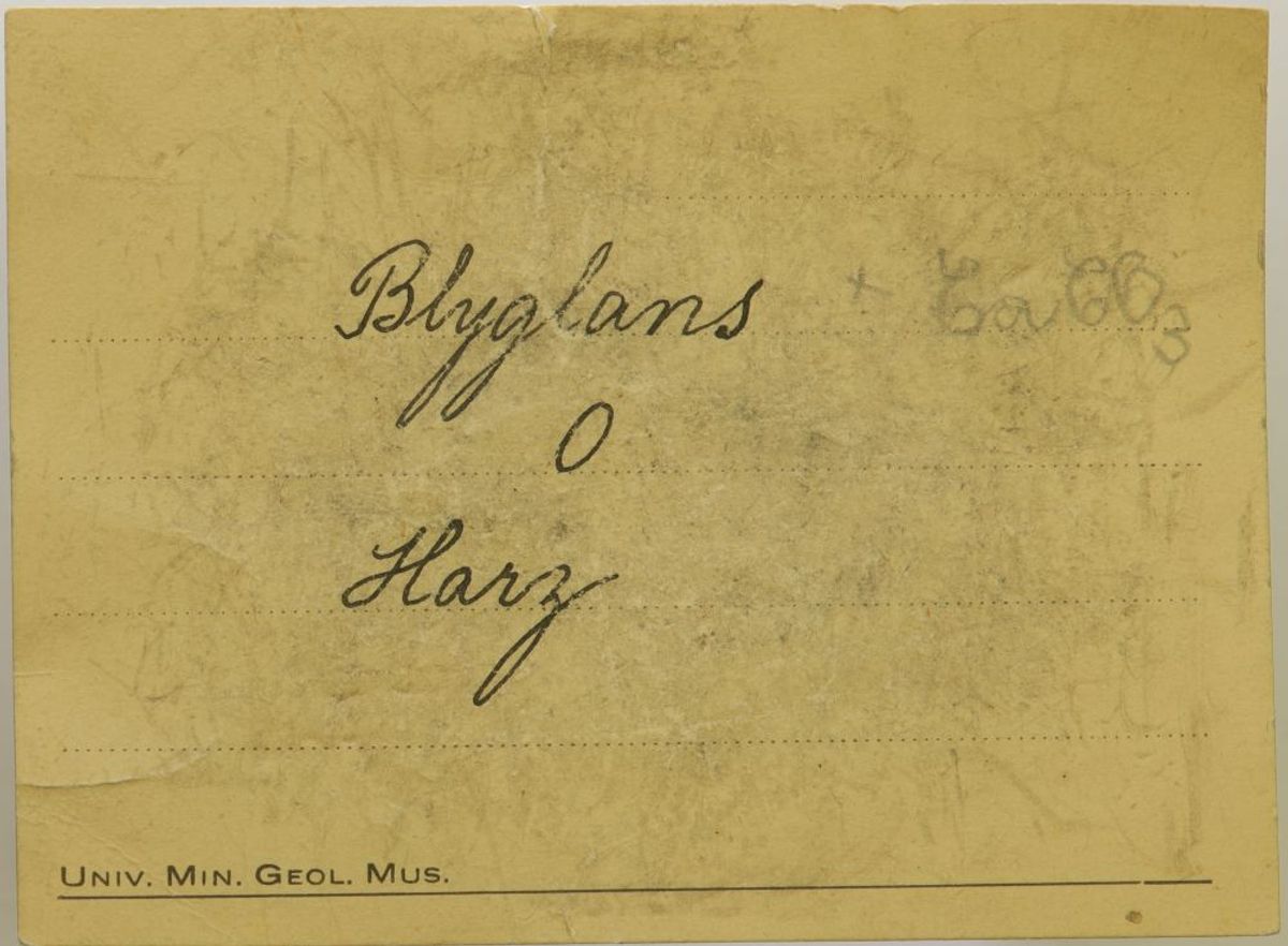 Blyglans, Harz, Tyskland