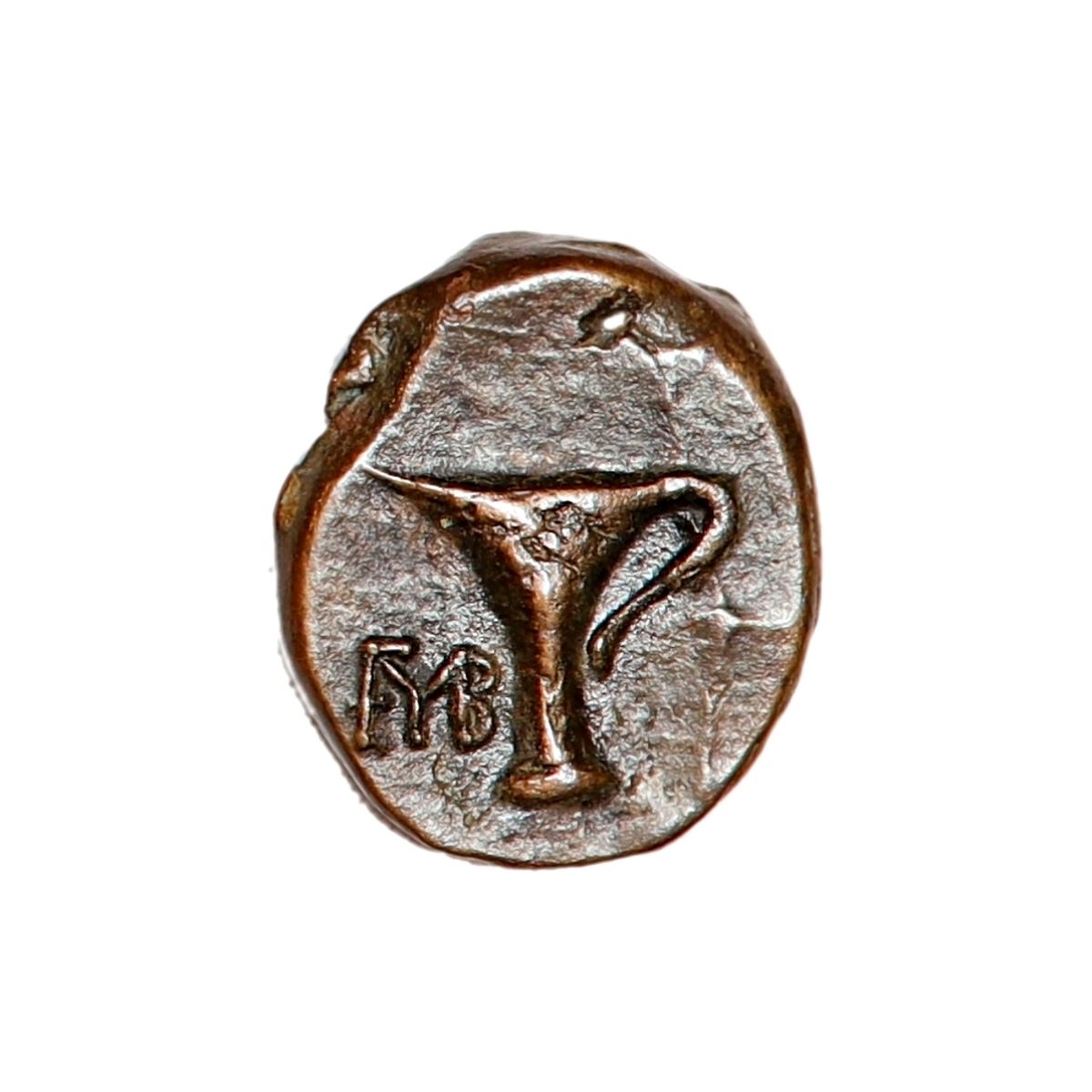 Kyme, hestemynt, ca. 400-300 f.Kr.