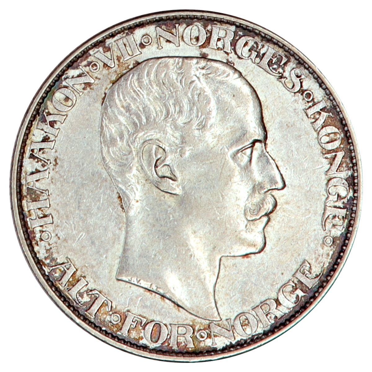 2 kroner 1908, kv. 1+