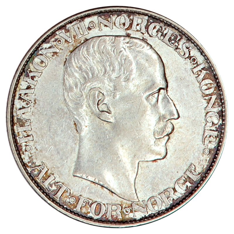 2 kroner 1908, kv. 1+