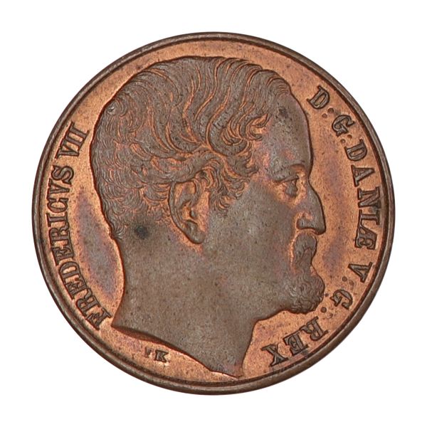 Hovedbilde Danmark, 1 rbs 1852