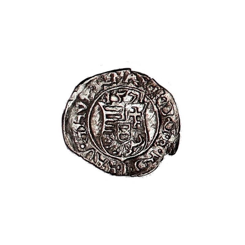 Ungarn Maximilian II Denar 1571