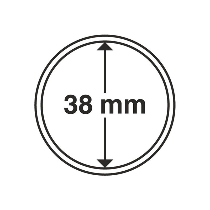 38 mm, myntkapsler, 10 stk