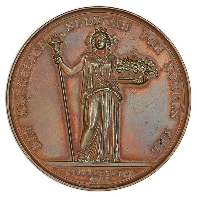 Hovedbilde Norges Vel, prismedalje 1860