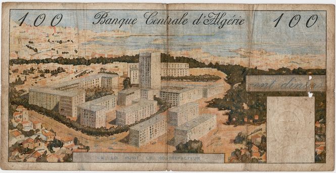 Hovedbilde Algeria, 100 dinarer 1964