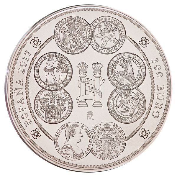 Hovedbilde Spania, dollarens historie, 1 kg sølv