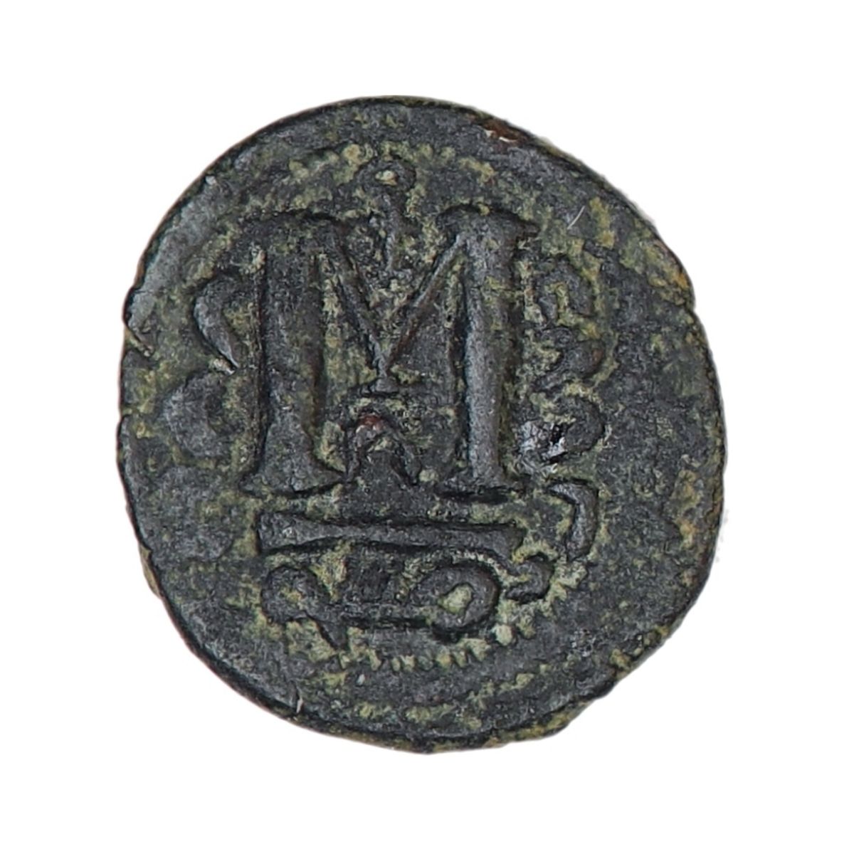 Umayyadene, arabisk-bysantinsk follis, år 661-680