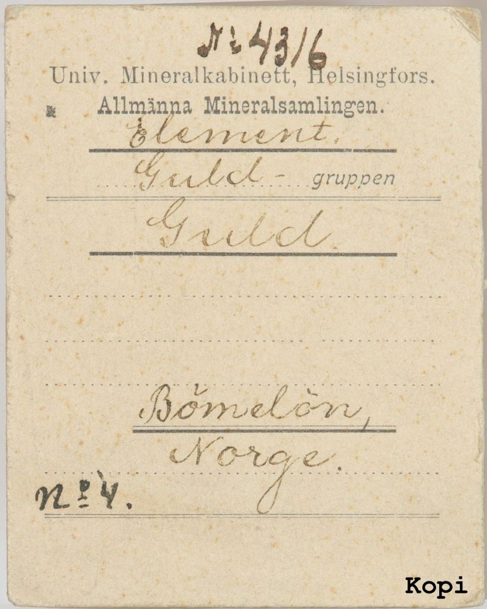 Gull, Bømlo, Norge