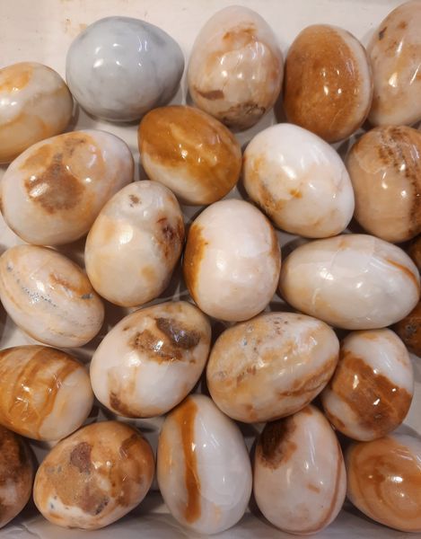 Hovedbilde Kalkstein slipt som egg, Marokko