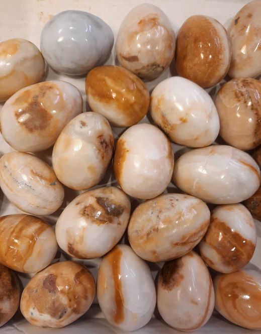 Hovedbilde Kalkstein slipt som egg, Marokko
