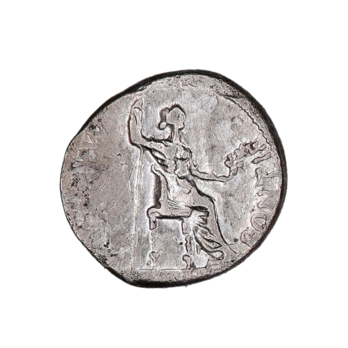 Tiberius, denar, 14-37 e.Kr., skattens mynt