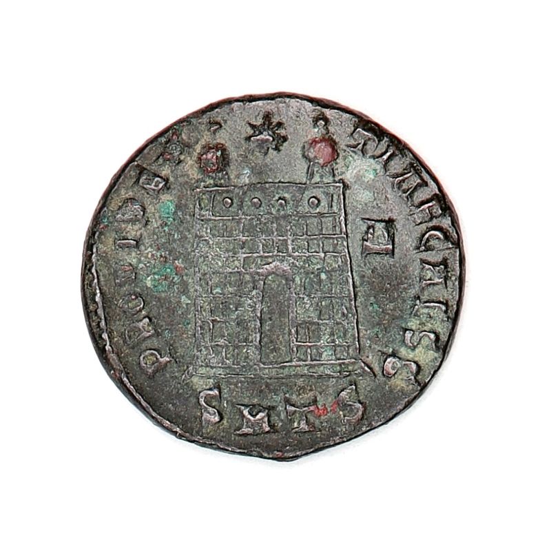 Constantin II, centenionalis, år 317-337, borgport
