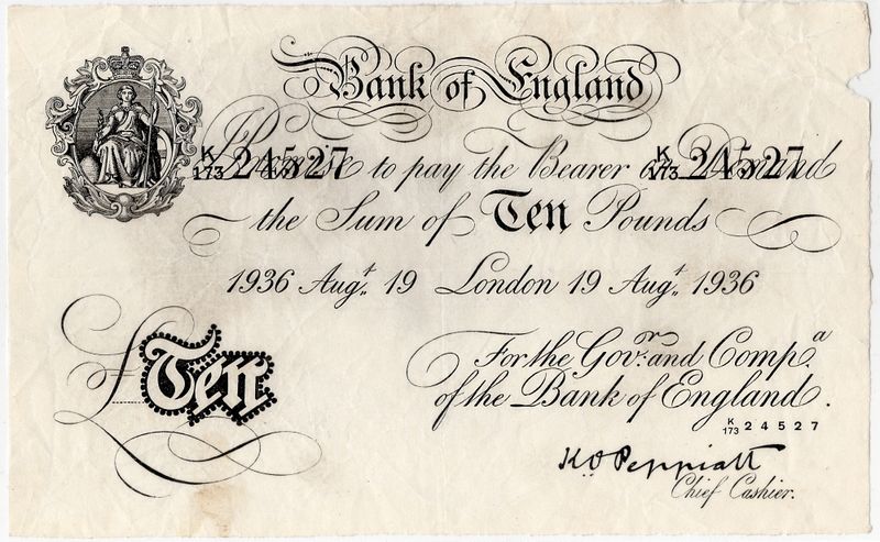 WW2-forfalskning, 10 pounds 